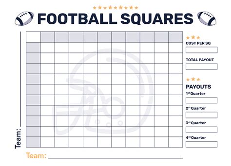Football Board Free Printable