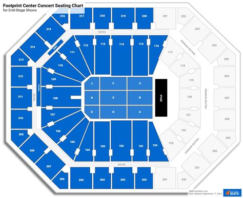 Footprint Arena Seating Chart