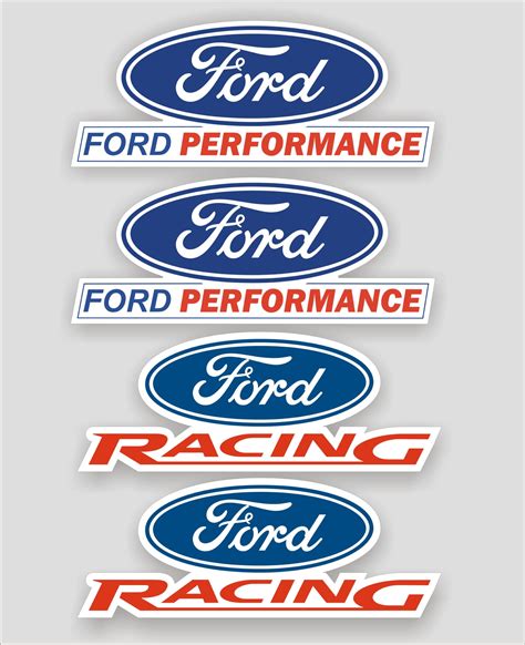 Ford Racing Decals