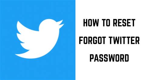 Forgot Password Twitter
