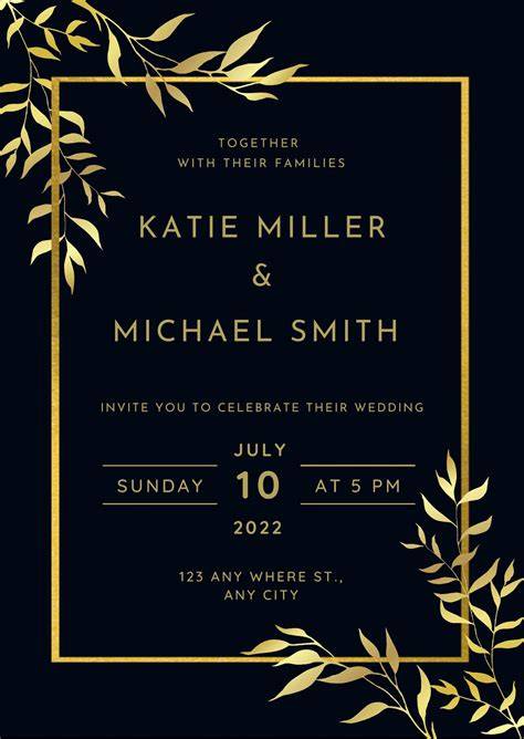 Formal Invitation