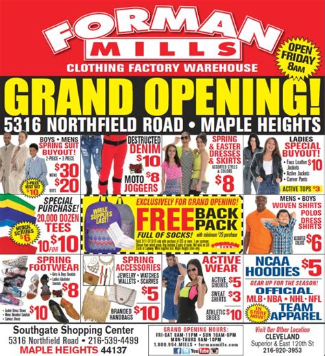 Forman Mills Catalog