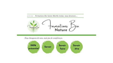 Formations Bio Nature à Ardentes