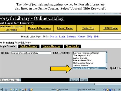 Forsyth Library Catalog