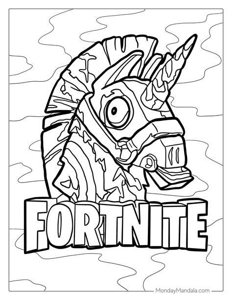 Fortnite Coloring Page Printable