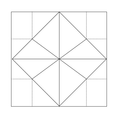 Fortune Teller Origami Template