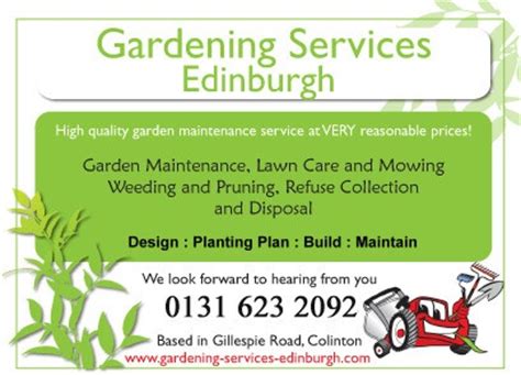 Four seasons gardening services EDINBURGH