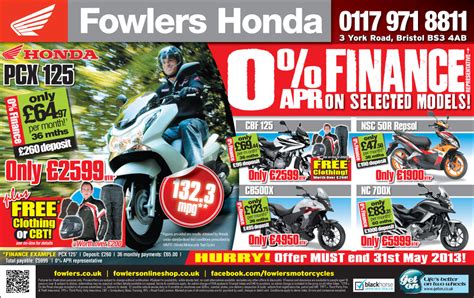 Fowlers Honda Motorcycles