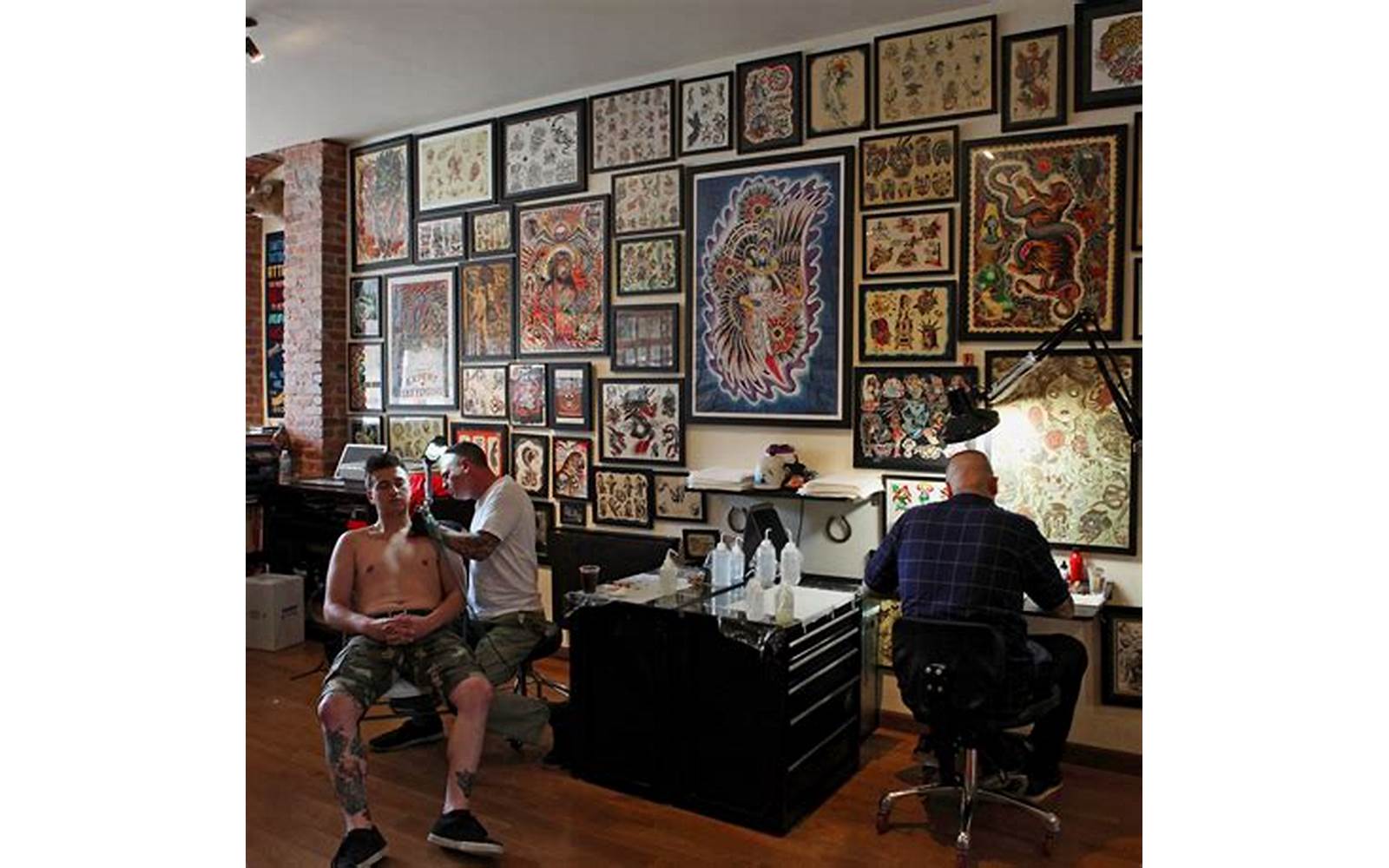 Framed Artwork for Tattoo Shop Interior Design