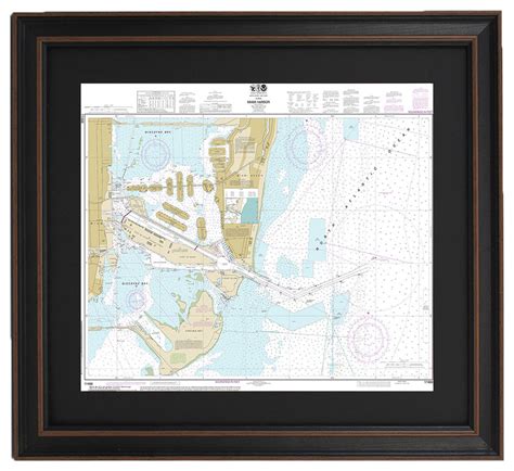 Framed Nautical Chart