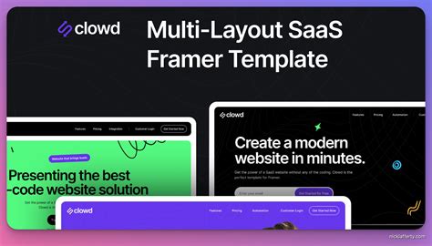 Framer Template Free