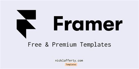 Framer Templates Free