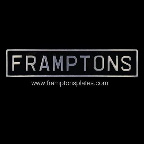 Framptons Classic Number Plates