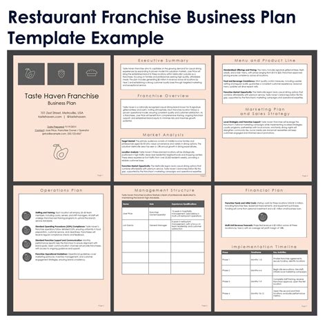 Franchise Business Plan Template