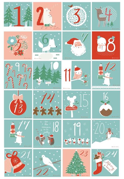 Free Advent Calendar Printables