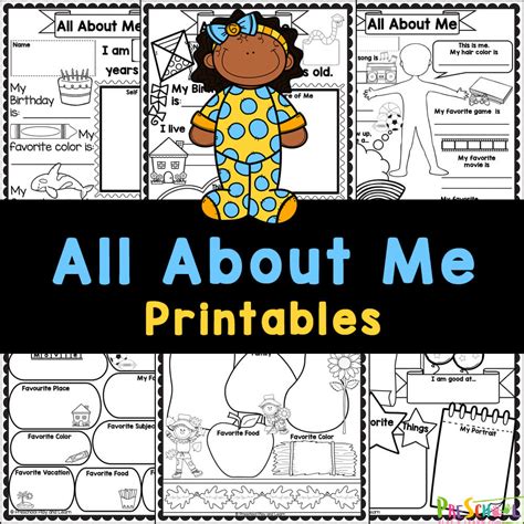 Free All About Me Printables