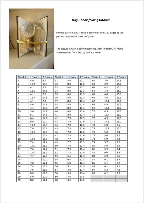 Free Book Folding Templates