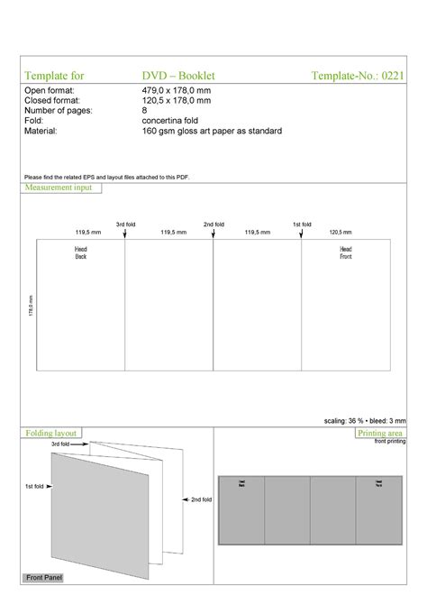 Free Booklet Templates