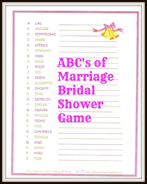 Free-Bridal-Shower-Games-Templates
