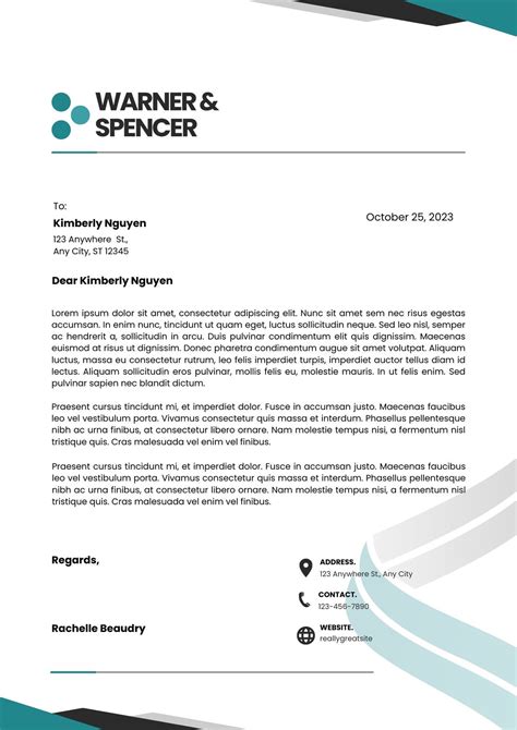 Free Business Letterhead Templates