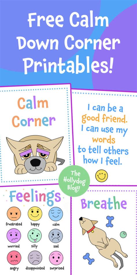 Free Calm Corner Printables