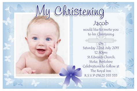 Free Christening Invitation Templates