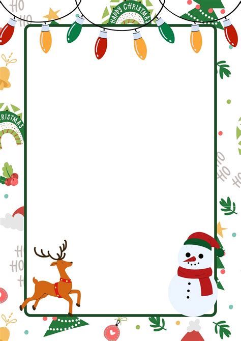 Free Christmas Border Templates