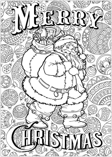 Free Christmas Printable Coloring Page