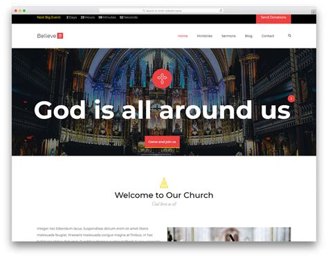 Free Church Web Templates
