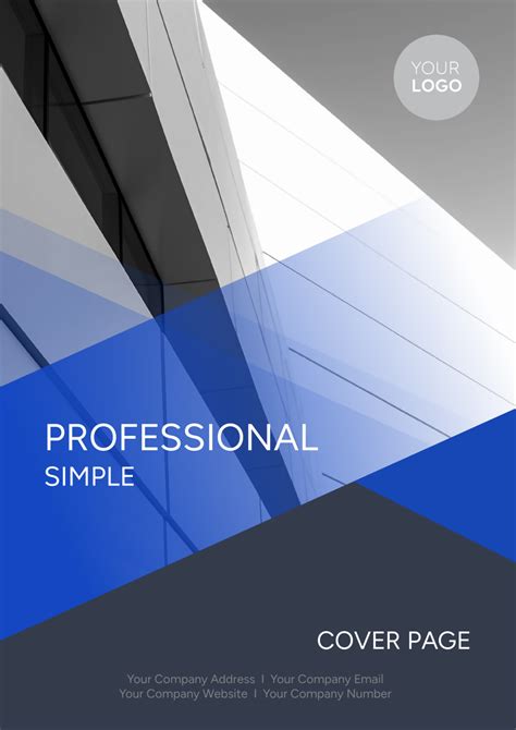 Free Cover Page Template