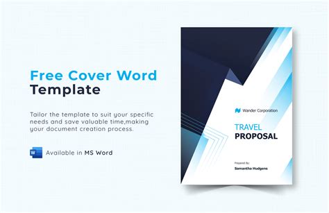 Free Cover Page Template Word