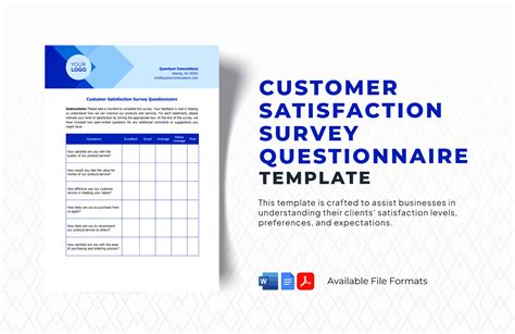 Free Customer Survey Template