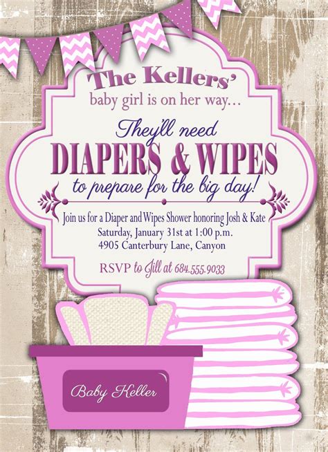 Free Diaper Party Invitation Templates
