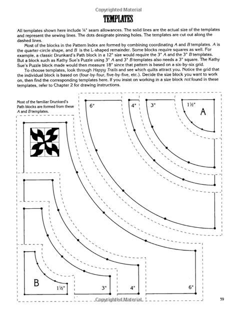 Free Drunkards Path Template