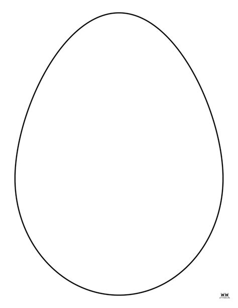 Free Easter Egg Template
