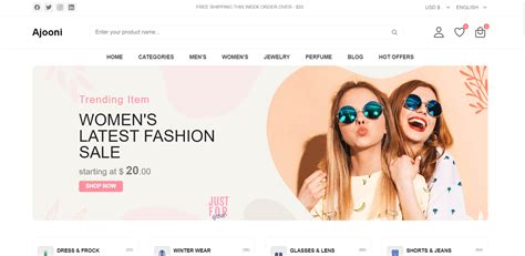Free Ecommerce Web Design Templates