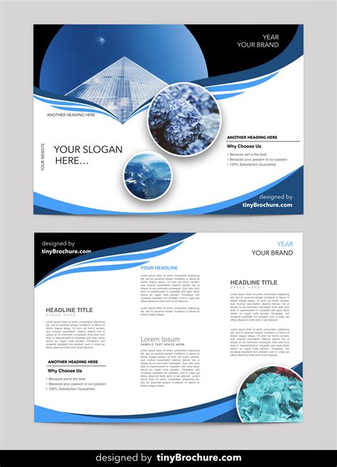 Free Editable Brochure Templates - Word