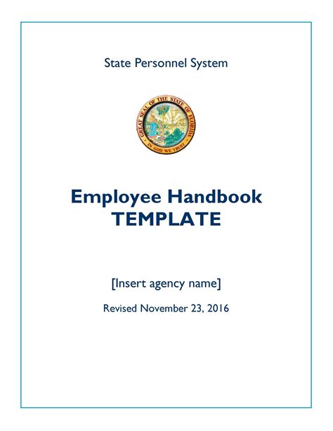 Free Employee Handbook Template Word