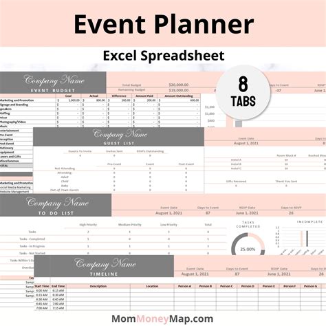 Free Event Planner Template Excel