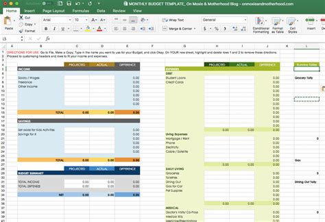Free Excel Budget Template Download