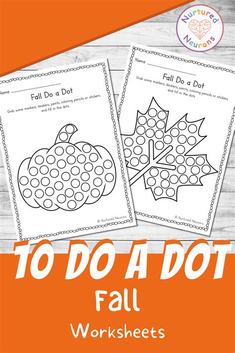 Free Fall Dot To Dot Printables