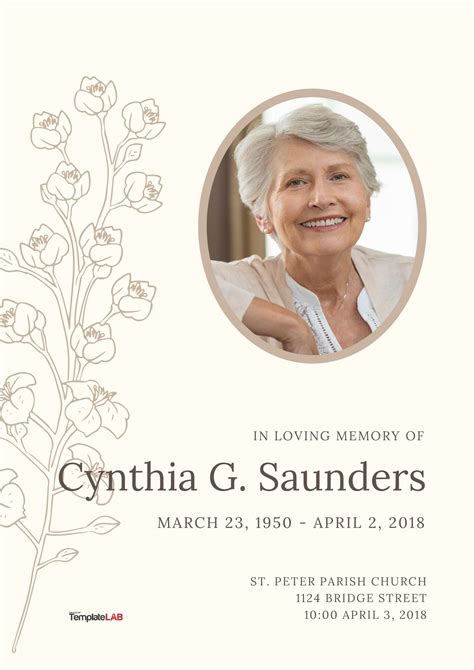 Free Funeral Templates To Download