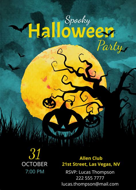 Free Halloween Invite Template