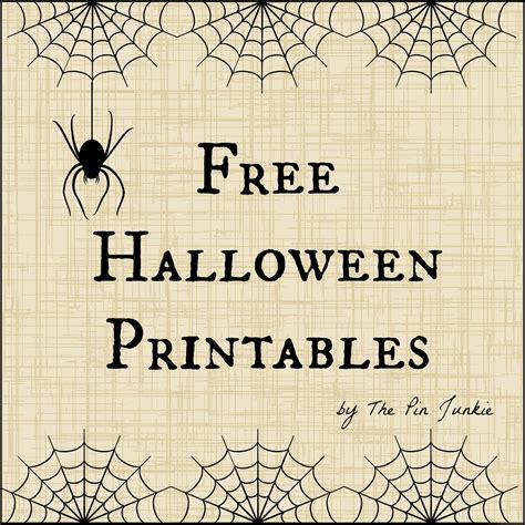Free Halloween Printables