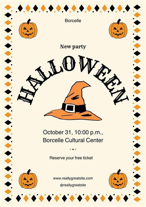 Free Halloween Templates For Flyer