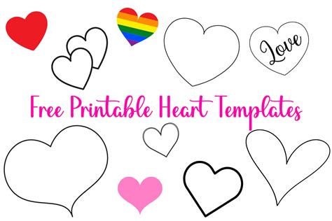 Free Heart Templates