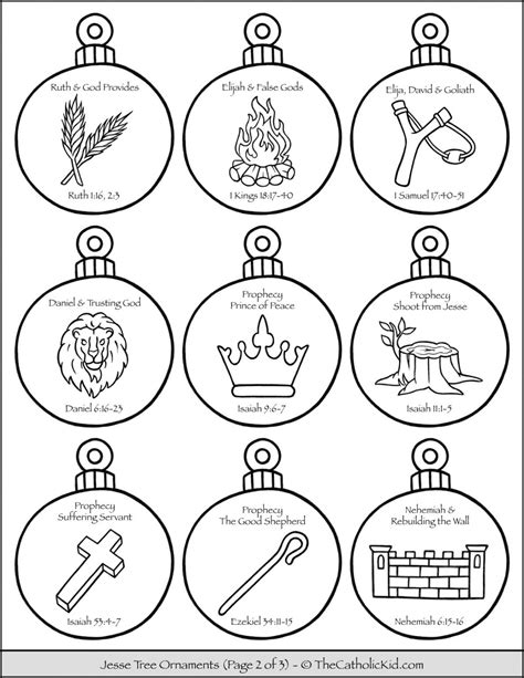 Free Jesse Tree Printables
