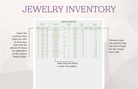 Free Jewelry Inventory Excel Template