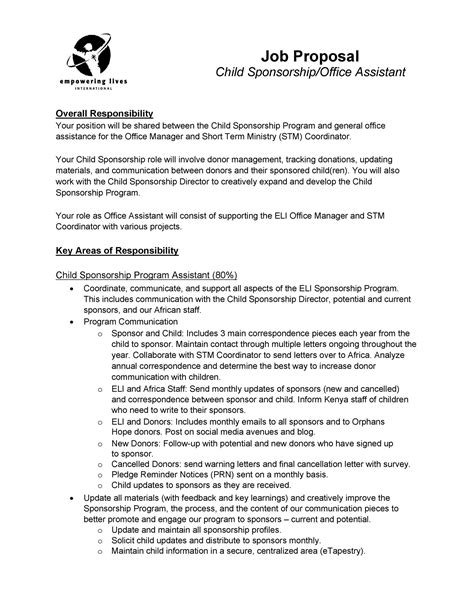 Free Job Proposal Templates