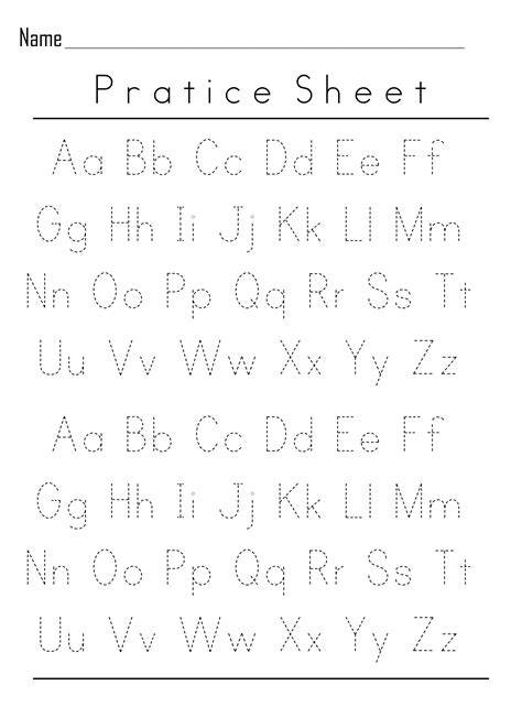 Free Kindergarten Printable Worksheets Handwriting